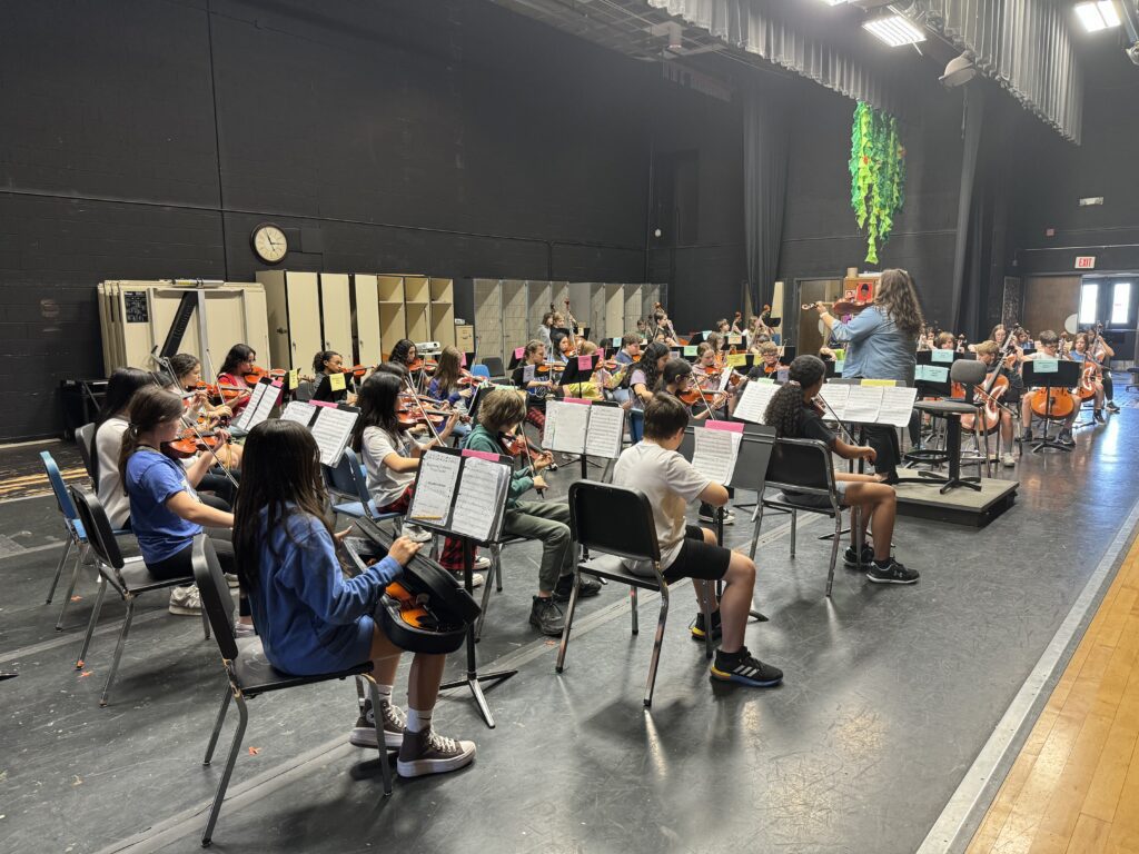 Station Advanced Orchestra rehearsal