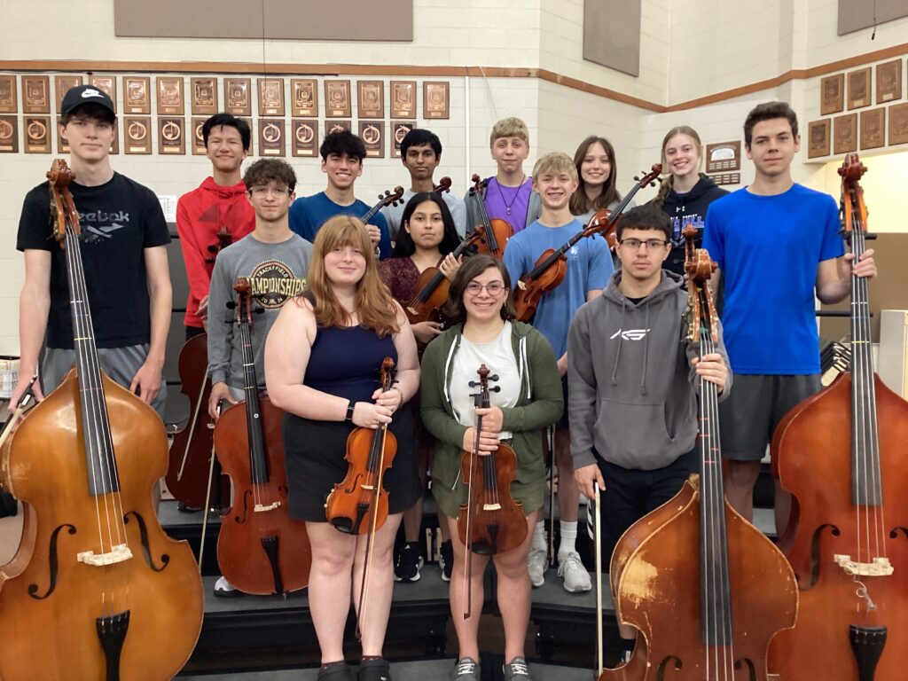 Darby Chamber Orchestra group photo spring 2024