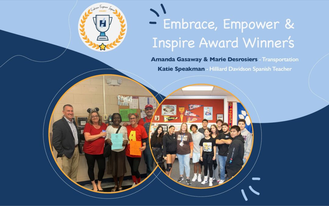 Recipients of the Embrace Empower and Inspire Award