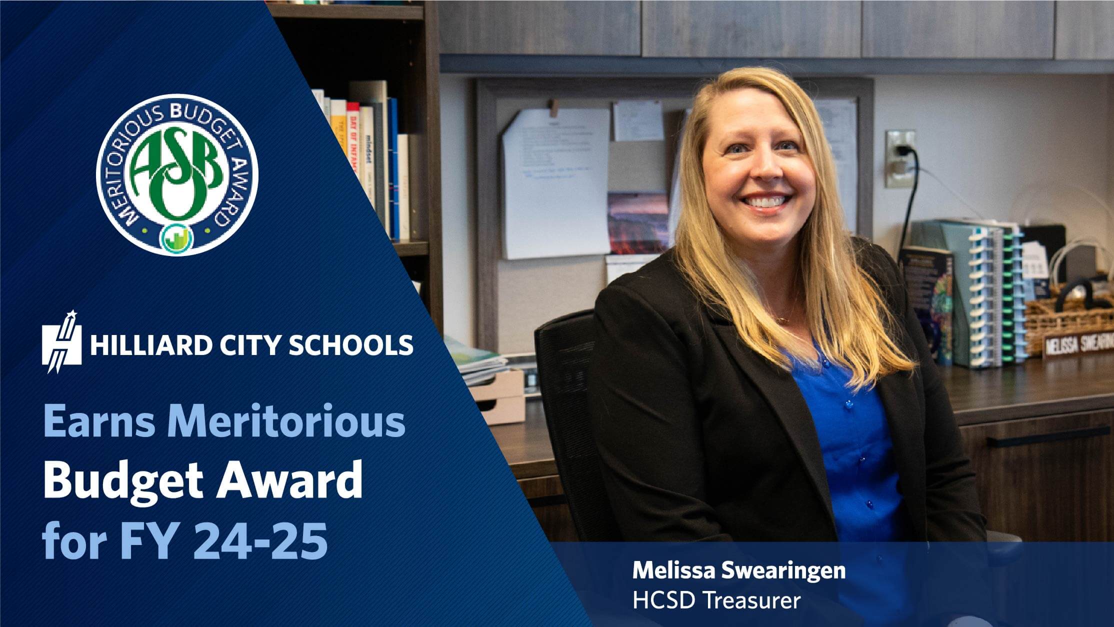 HCSD Earns Meritorious Budget Award for Fiscal Year 2024-2025