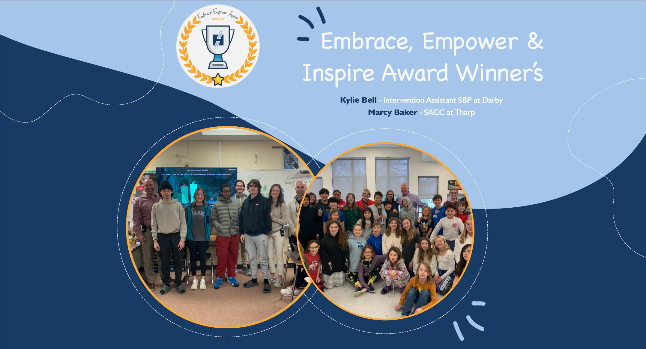 Recipients of the Embrace Empower and Inspire Award