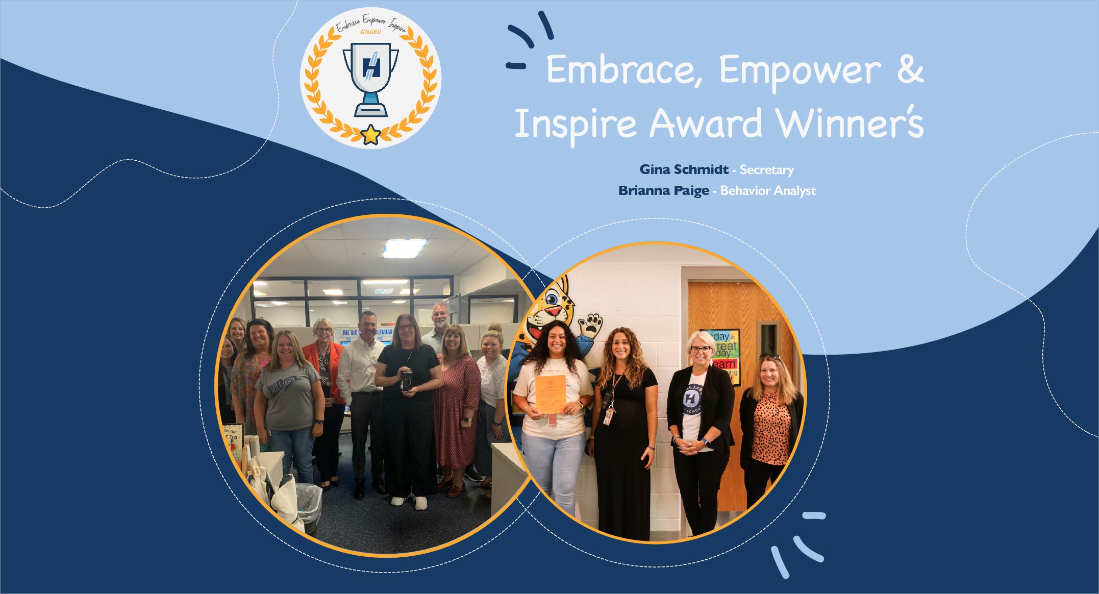 Recipients of the Embrace Empower and Inspire Award